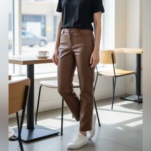 Maison D’Amelie Faux Leather Pants 6 Extremely Soft